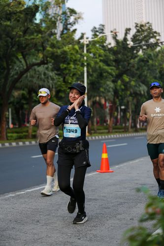 Race photo from KEMLU RUN 2025