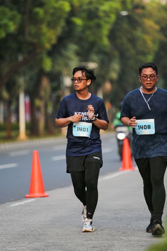Race photo from KEMLU RUN 2025