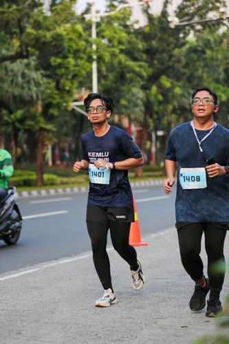 Race photo from KEMLU RUN 2025