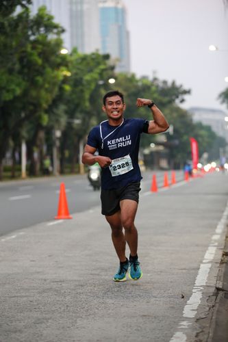 Race photo from KEMLU RUN 2025