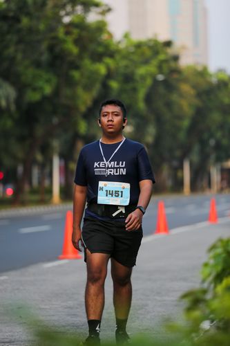 Race photo from KEMLU RUN 2025