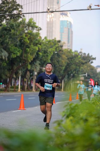 Race photo from KEMLU RUN 2025