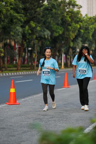 Race photo from KEMLU RUN 2025