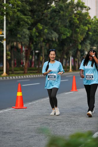 Race photo from KEMLU RUN 2025