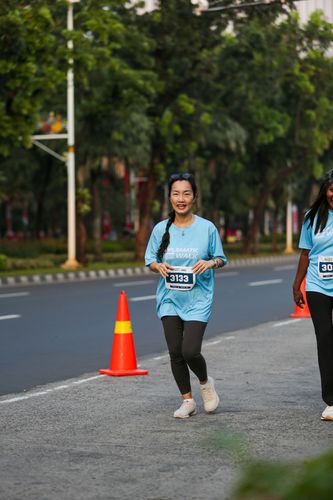 Race photo from KEMLU RUN 2025