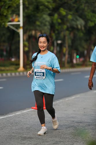 Race photo from KEMLU RUN 2025