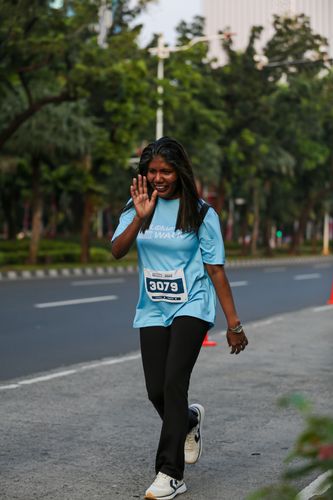Race photo from KEMLU RUN 2025