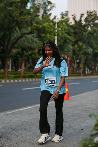 Race photo from KEMLU RUN 2025