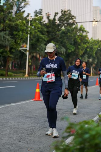 Race photo from KEMLU RUN 2025