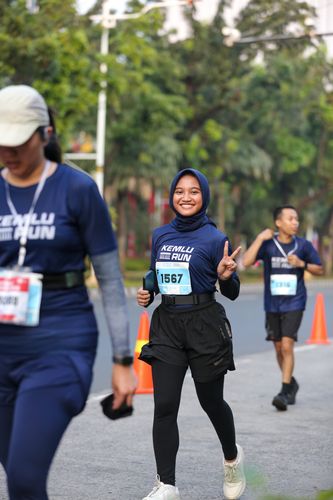 Race photo from KEMLU RUN 2025