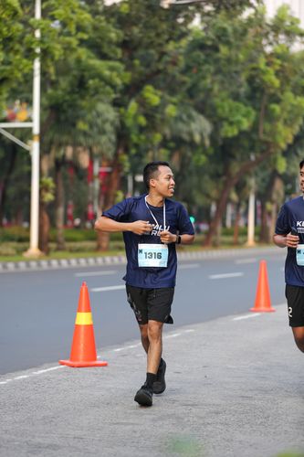 Race photo from KEMLU RUN 2025