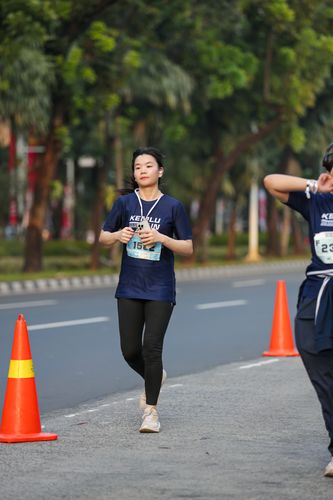 Race photo from KEMLU RUN 2025