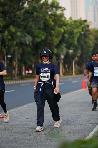 Race photo from KEMLU RUN 2025