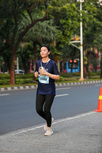 Race photo from KEMLU RUN 2025