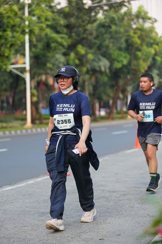 Race photo from KEMLU RUN 2025