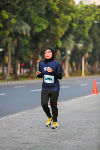 Race photo from KEMLU RUN 2025