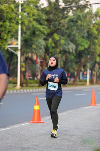 Race photo from KEMLU RUN 2025