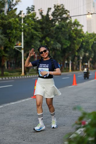 Race photo from KEMLU RUN 2025