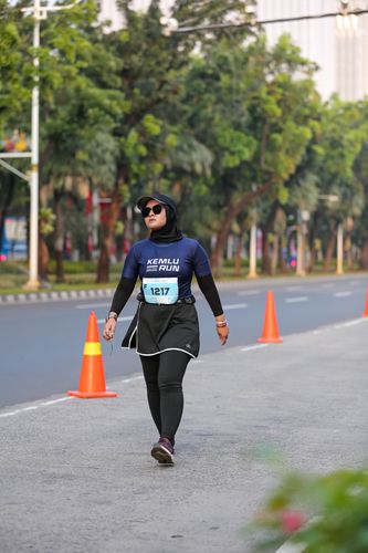Race photo from KEMLU RUN 2025