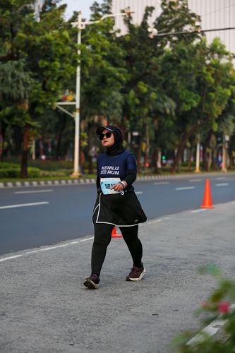 Race photo from KEMLU RUN 2025