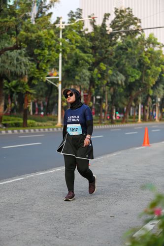 Race photo from KEMLU RUN 2025