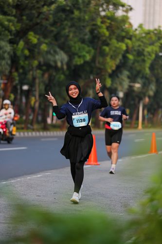Race photo from KEMLU RUN 2025