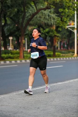 Race photo from KEMLU RUN 2025
