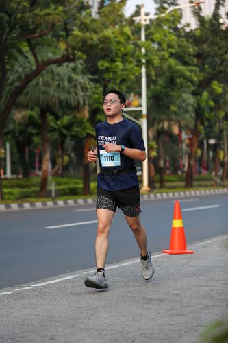 Race photo from KEMLU RUN 2025