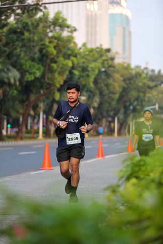 Race photo from KEMLU RUN 2025