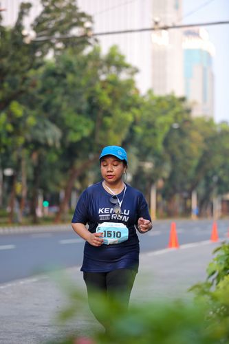 Race photo from KEMLU RUN 2025