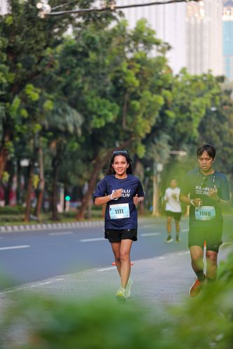Race photo from KEMLU RUN 2025