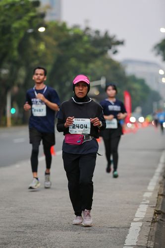 Race photo from KEMLU RUN 2025