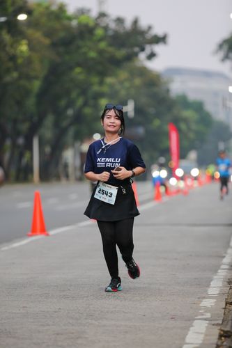 Race photo from KEMLU RUN 2025