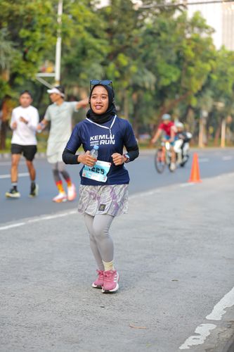 Race photo from KEMLU RUN 2025