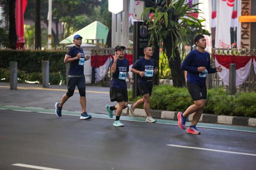 Race photo from KEMLU RUN 2025