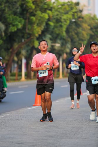 Race photo from KEMLU RUN 2025