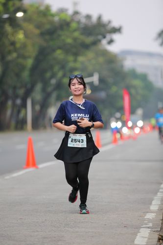Race photo from KEMLU RUN 2025