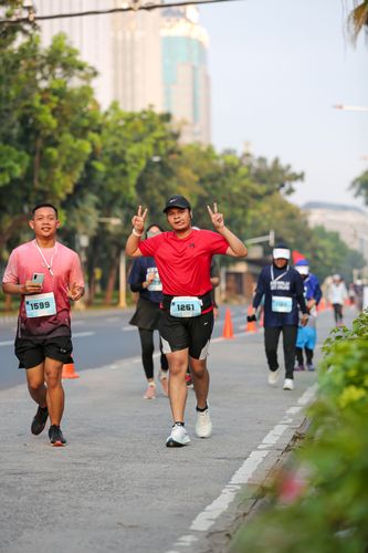 Race photo from KEMLU RUN 2025