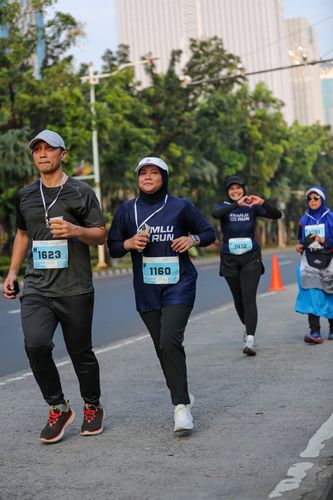 Race photo from KEMLU RUN 2025