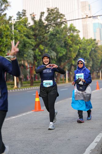 Race photo from KEMLU RUN 2025