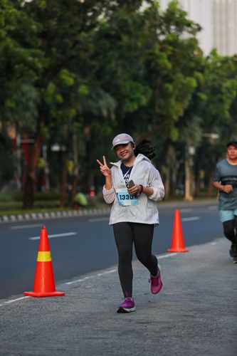 Race photo from KEMLU RUN 2025
