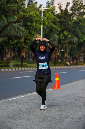 Race photo from KEMLU RUN 2025