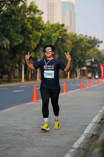 Race photo from KEMLU RUN 2025