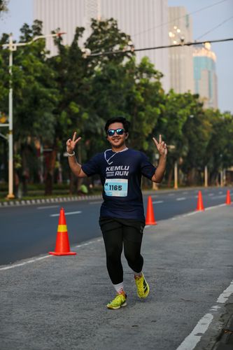 Race photo from KEMLU RUN 2025