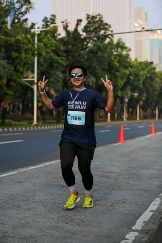 Race photo from KEMLU RUN 2025