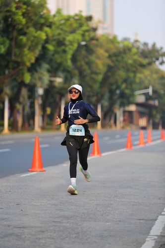 Race photo from KEMLU RUN 2025