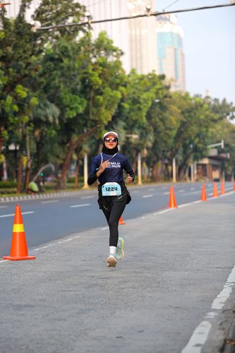 Race photo from KEMLU RUN 2025