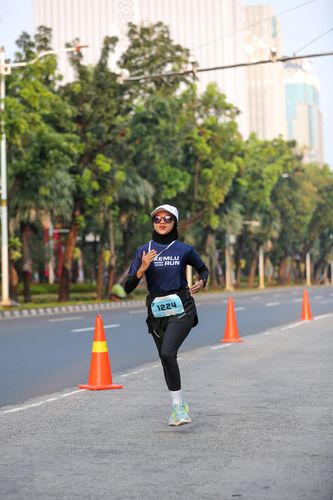 Race photo from KEMLU RUN 2025