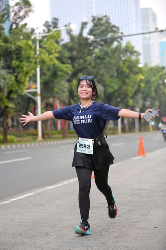 Race photo from KEMLU RUN 2025