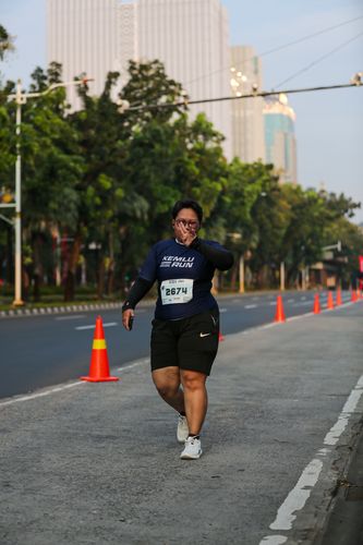 Race photo from KEMLU RUN 2025